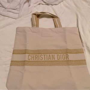 DIOR BOOK TOTE WITH CUIR LEATHER LABEL
